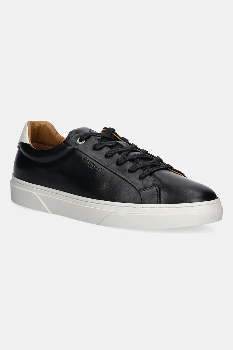 sneakers in pelle HACKNEY LACE uomo colore nero HMS21471
