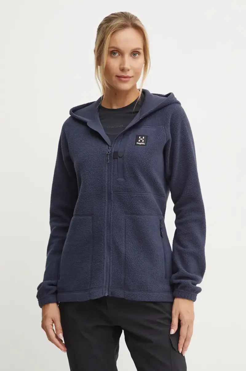 felpa da sport Malung Pile Blu navy