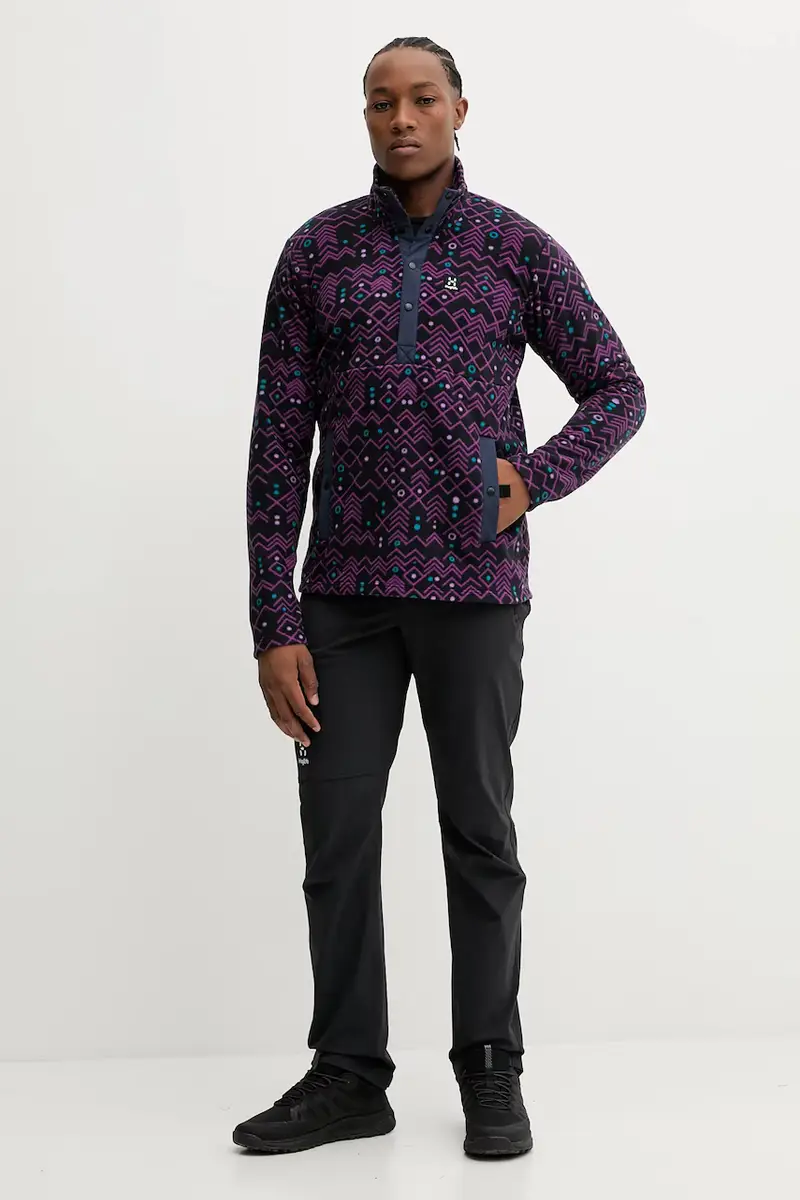 felpa da sport Mora Mid colore blu navy 606556 Violetto miniatura 2