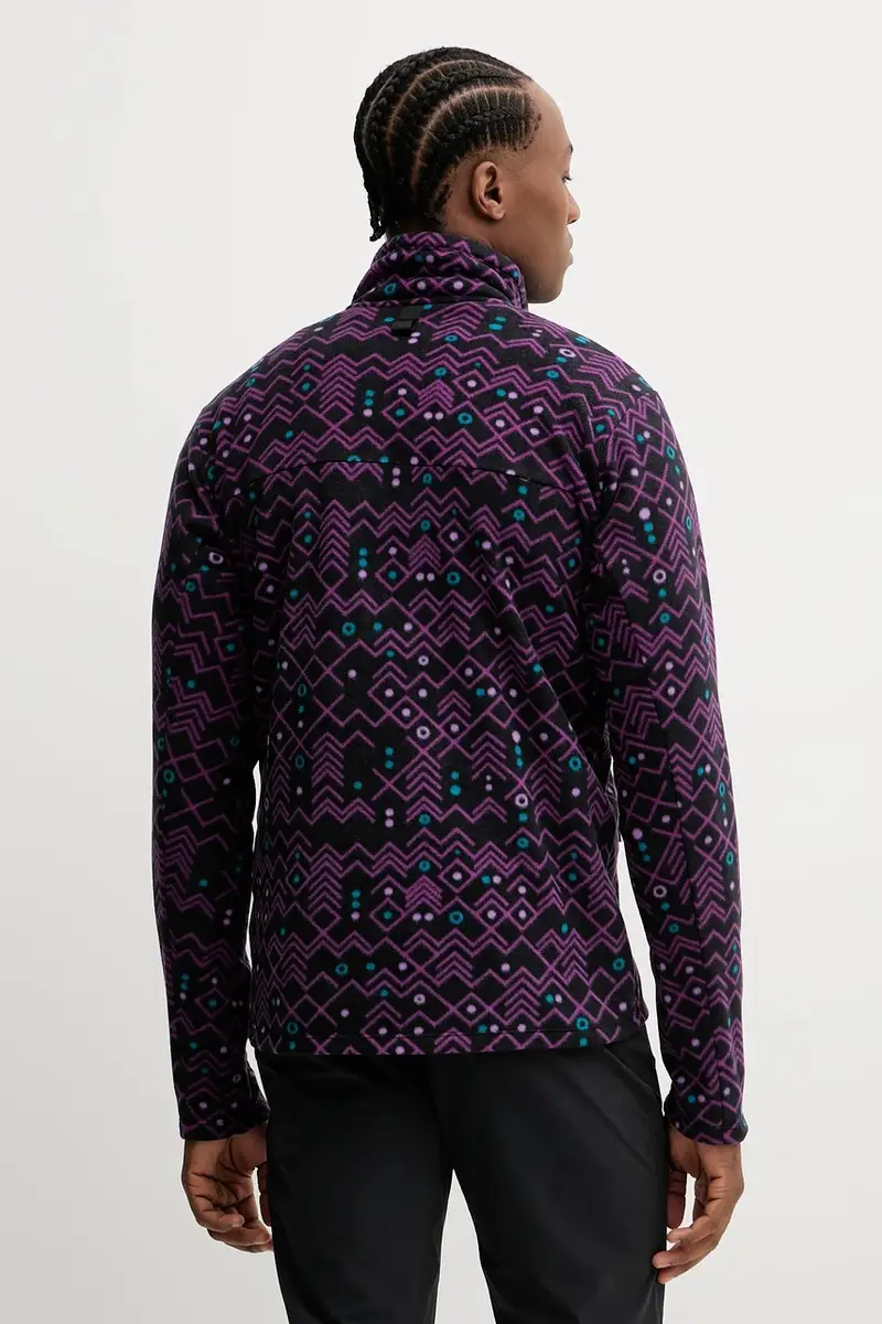 felpa da sport Mora Mid colore blu navy 606556 Violetto miniatura 3