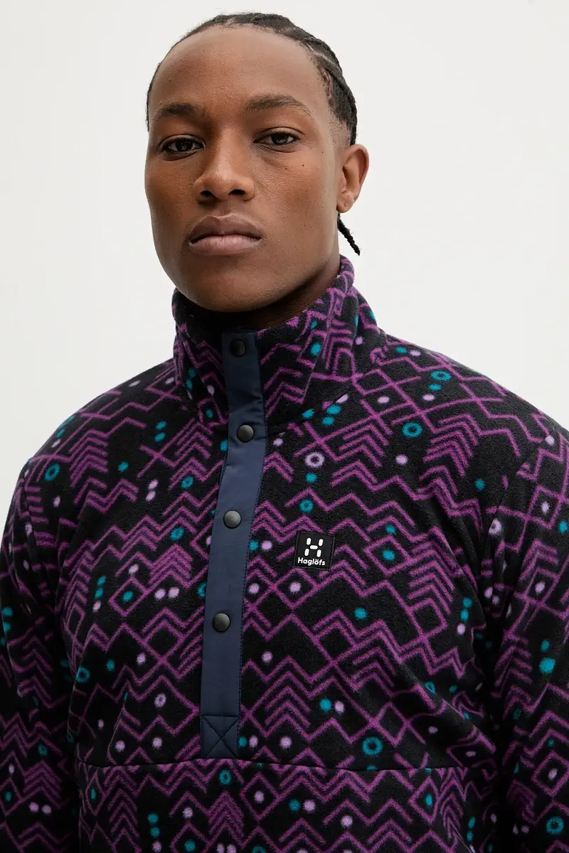 felpa da sport Mora Mid colore blu navy 606556 Violetto miniatura 4