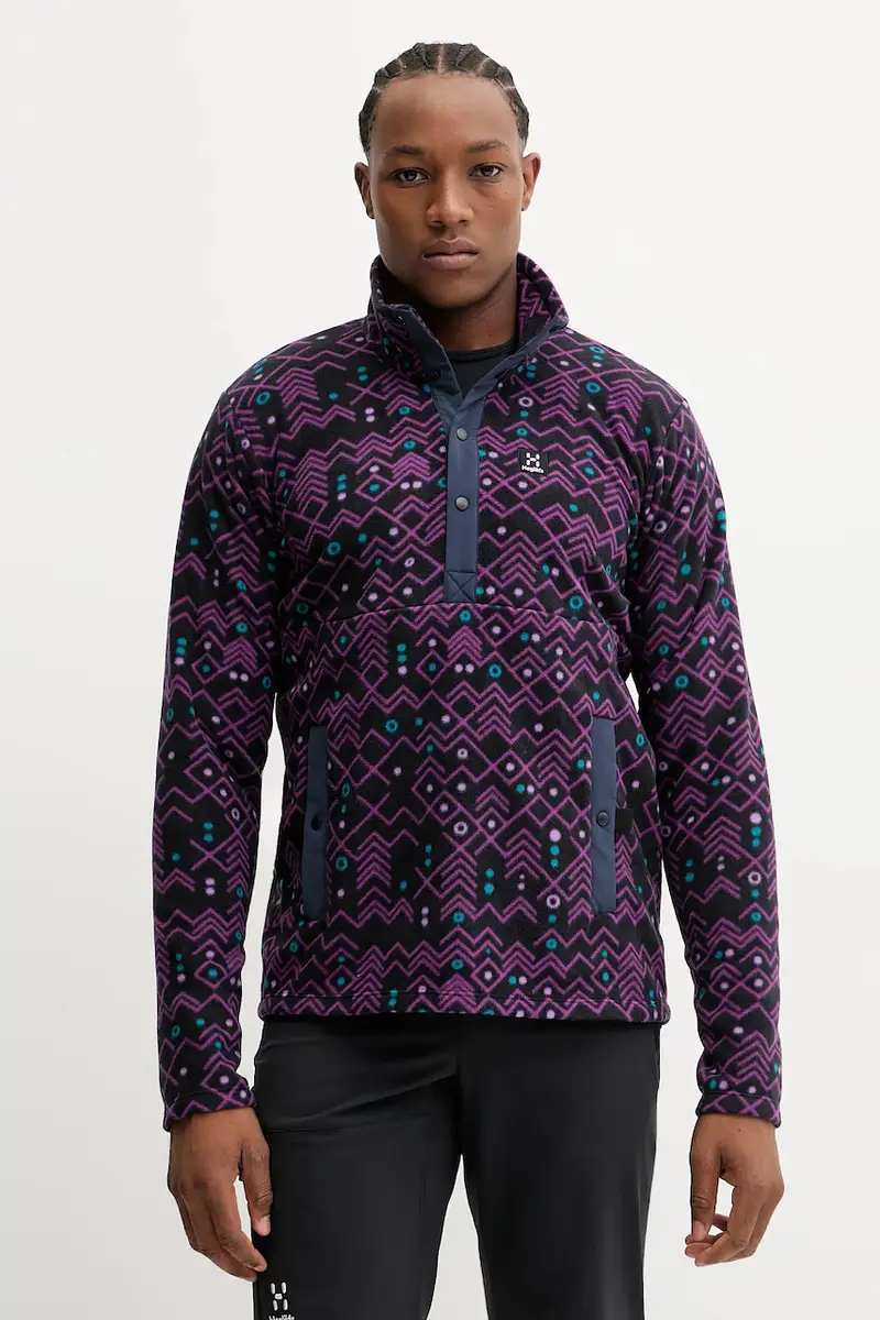 felpa da sport Mora Mid colore blu navy 606556 Violetto