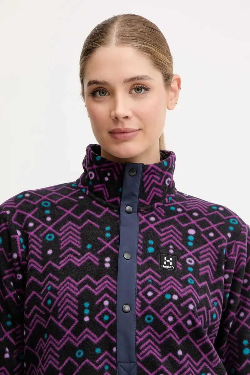 felpa da sport Mora Mid colore blu navy 606557 Violetto miniatura 4