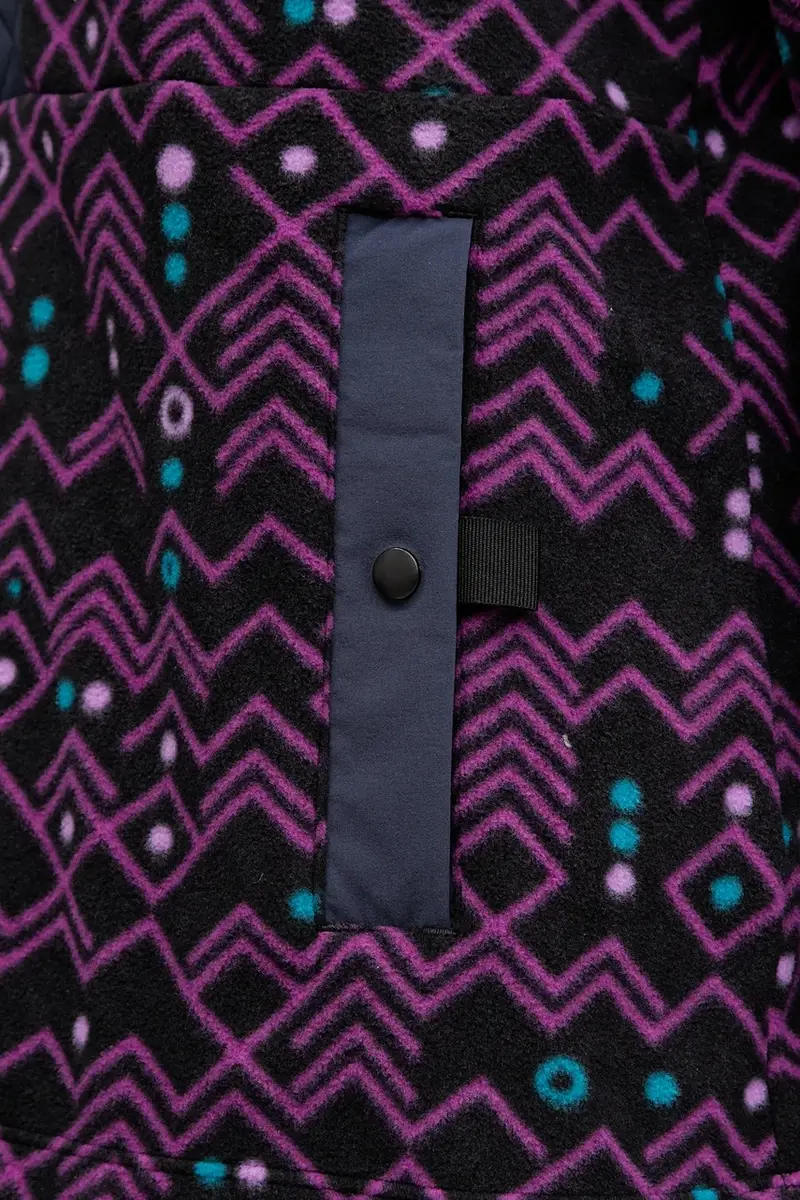 felpa da sport Mora Mid colore blu navy 606557 Violetto miniatura 5