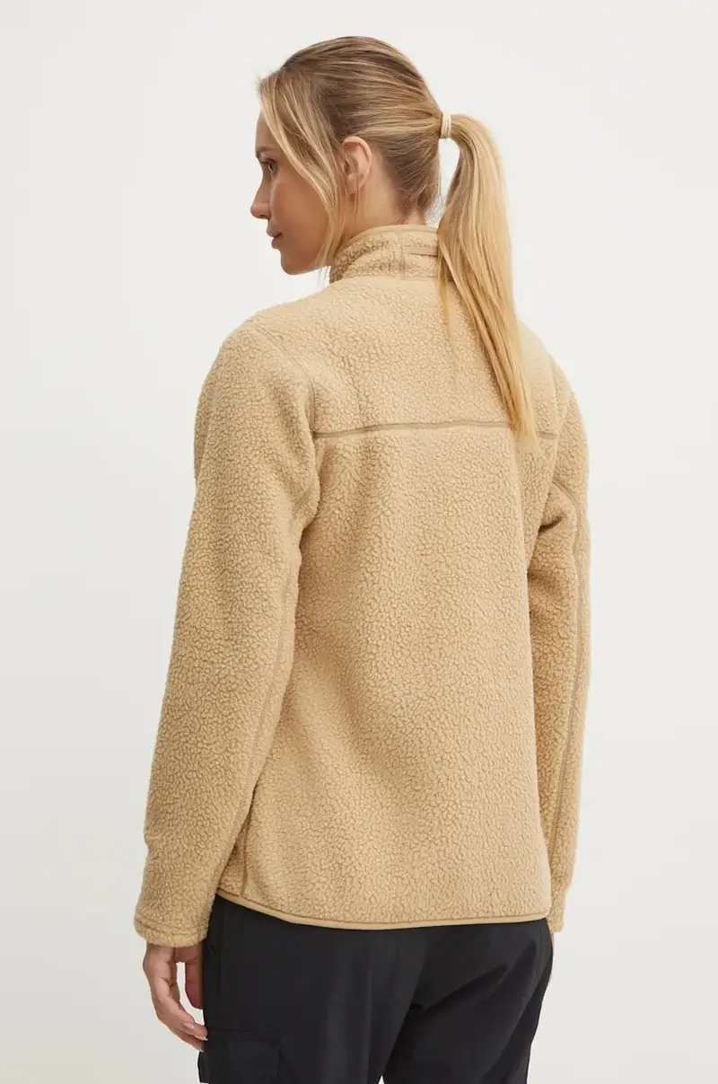 felpa da sport Mossa Pile colore beige 606538 miniatura 3