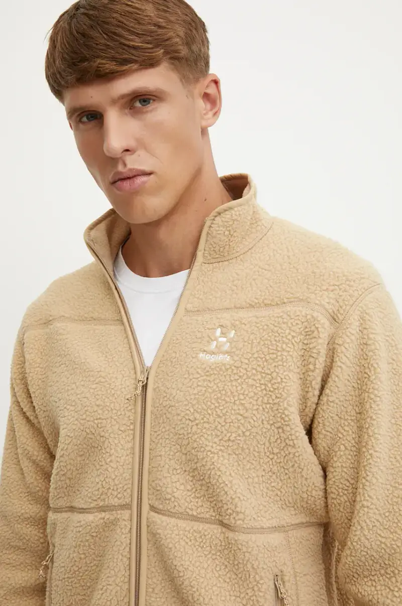 felpa da sport Mossa Pile colore beige 606539 miniatura 4