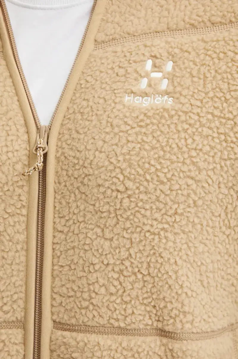 felpa da sport Mossa Pile colore beige 606539 miniatura 5