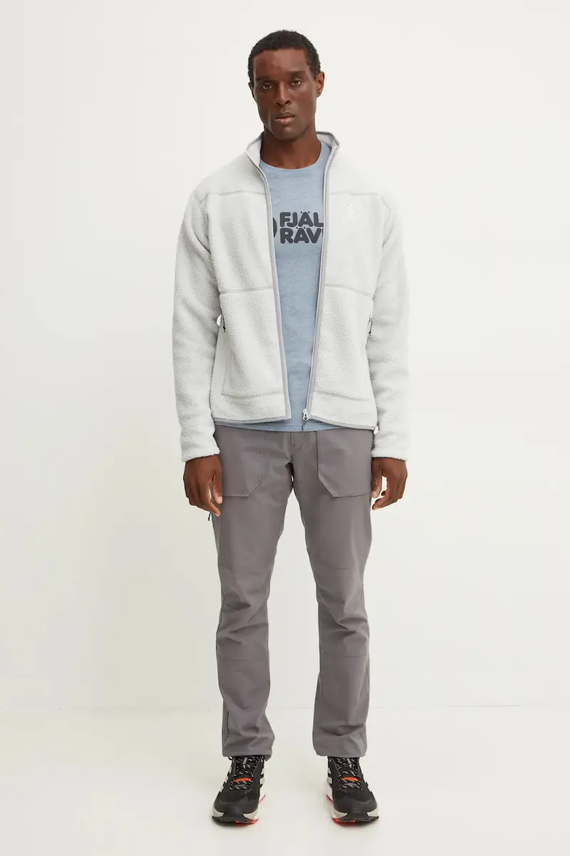 felpa da sport Mossa Pile colore grigio 606539 miniatura 2