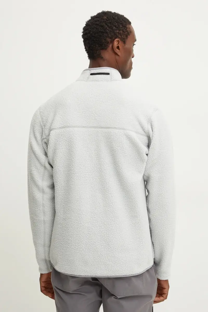 felpa da sport Mossa Pile colore grigio 606539 miniatura 3