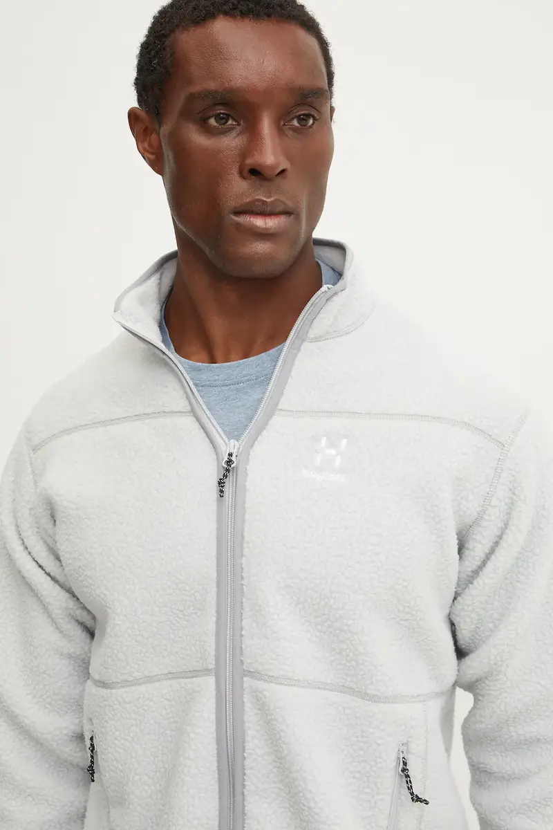 felpa da sport Mossa Pile colore grigio 606539 miniatura 4