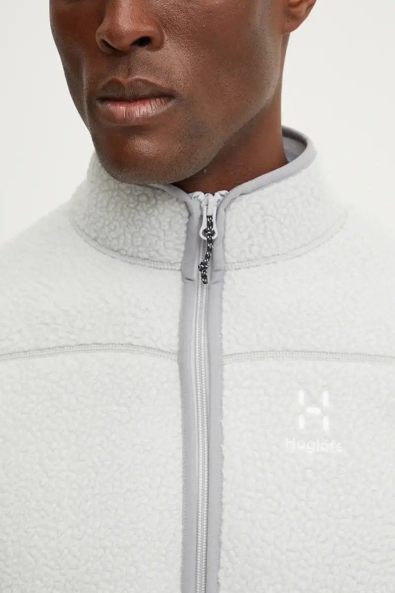 felpa da sport Mossa Pile colore grigio 606539 miniatura 5