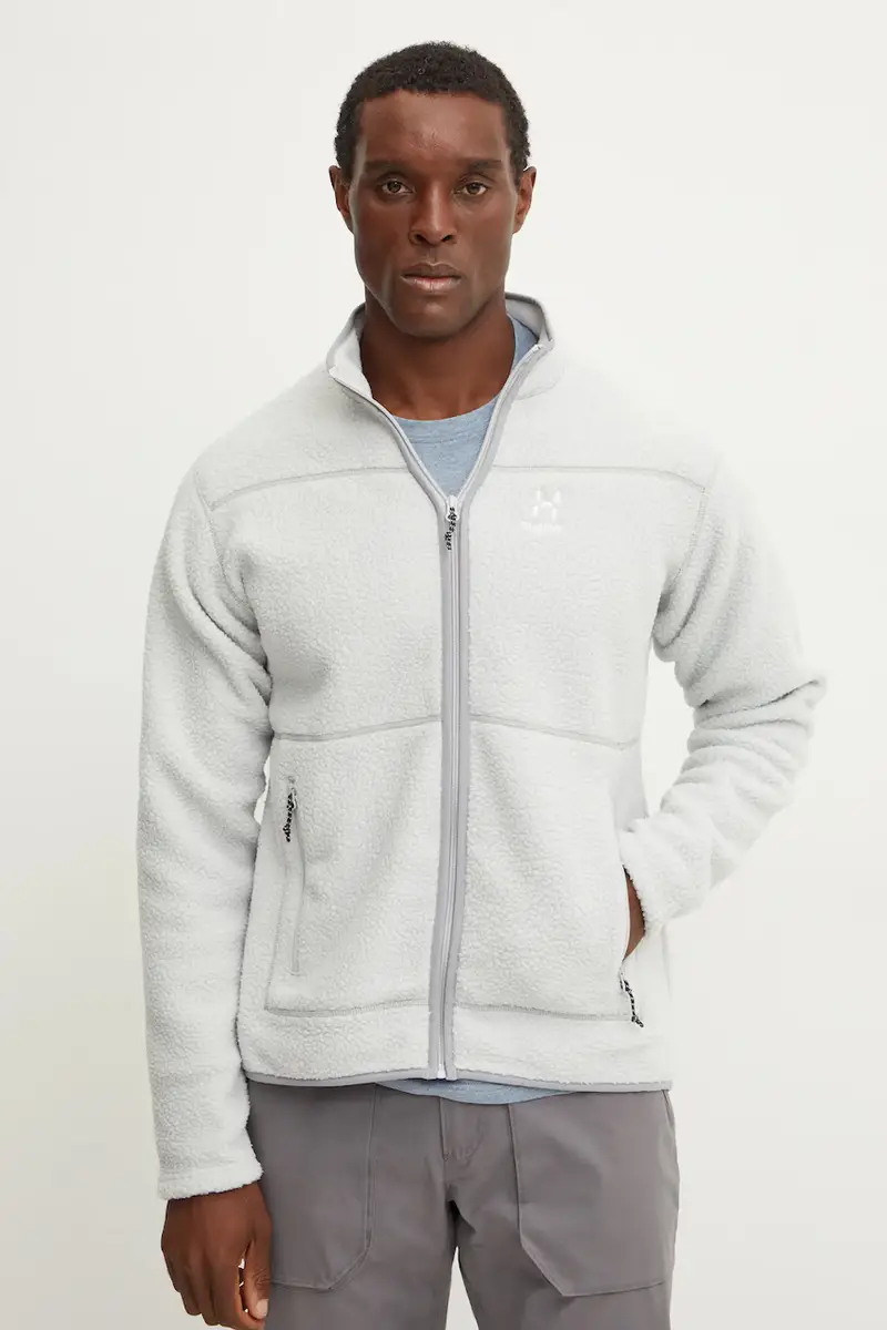 felpa da sport Mossa Pile colore grigio 606539