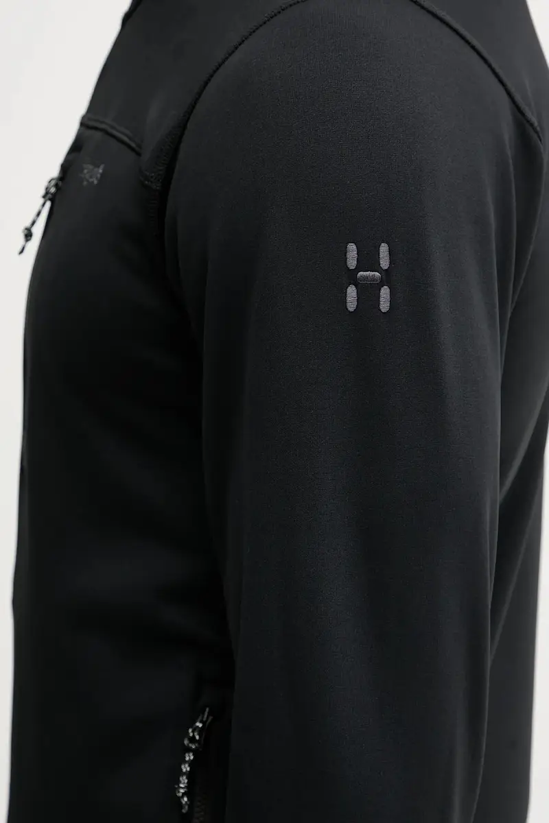 felpa outdoor Rosson colore nero con cappuccio 607605 miniatura 5