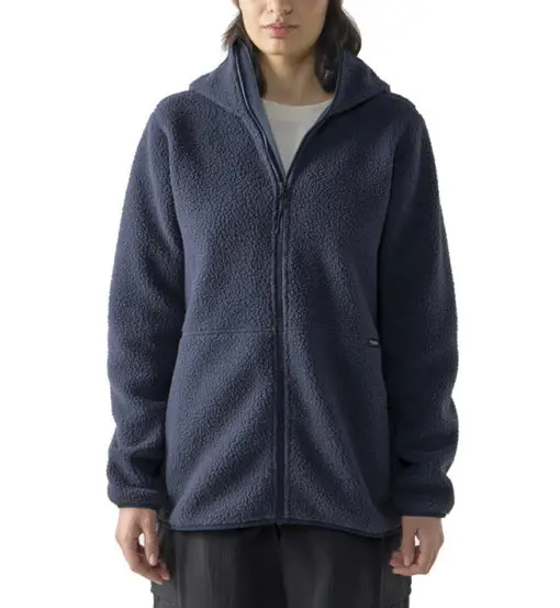 Funas Pile Hood W - giacca in pile - donna Blue