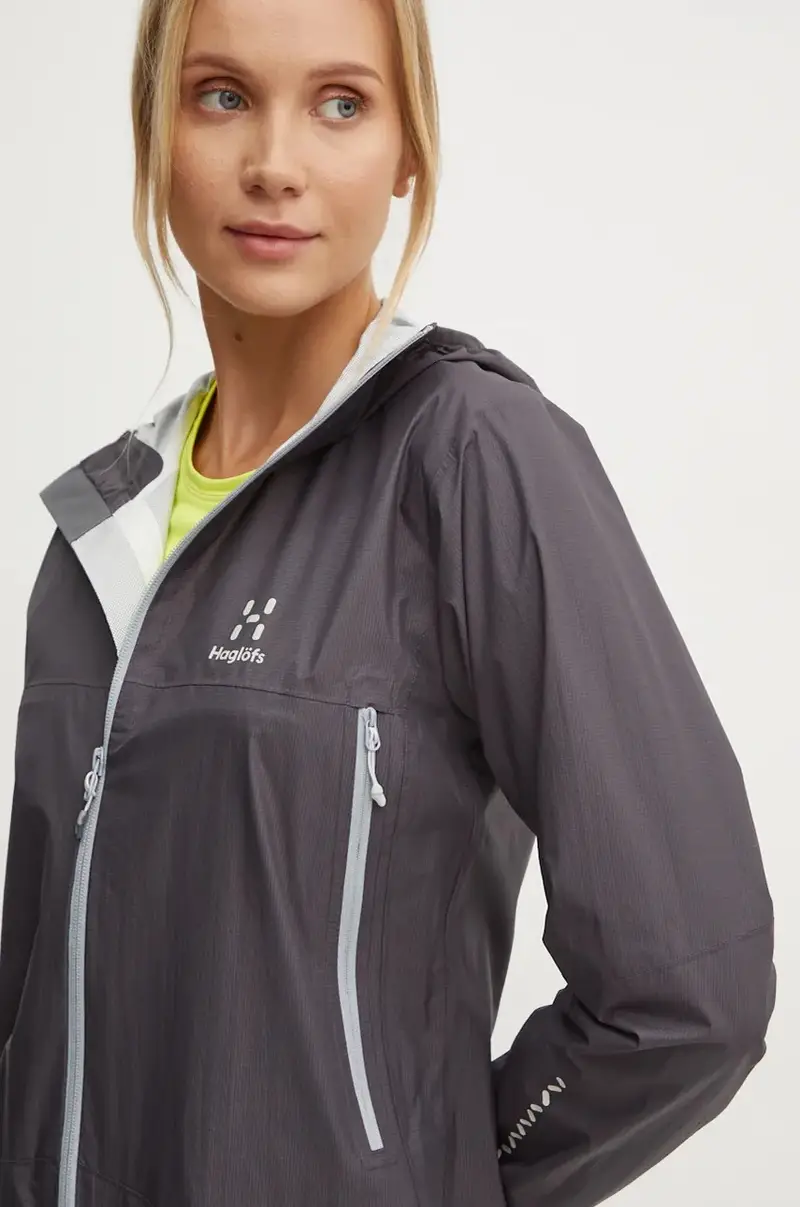 giacca da esterno L.I.M Proof colore nero 605235 Grigio miniatura 4