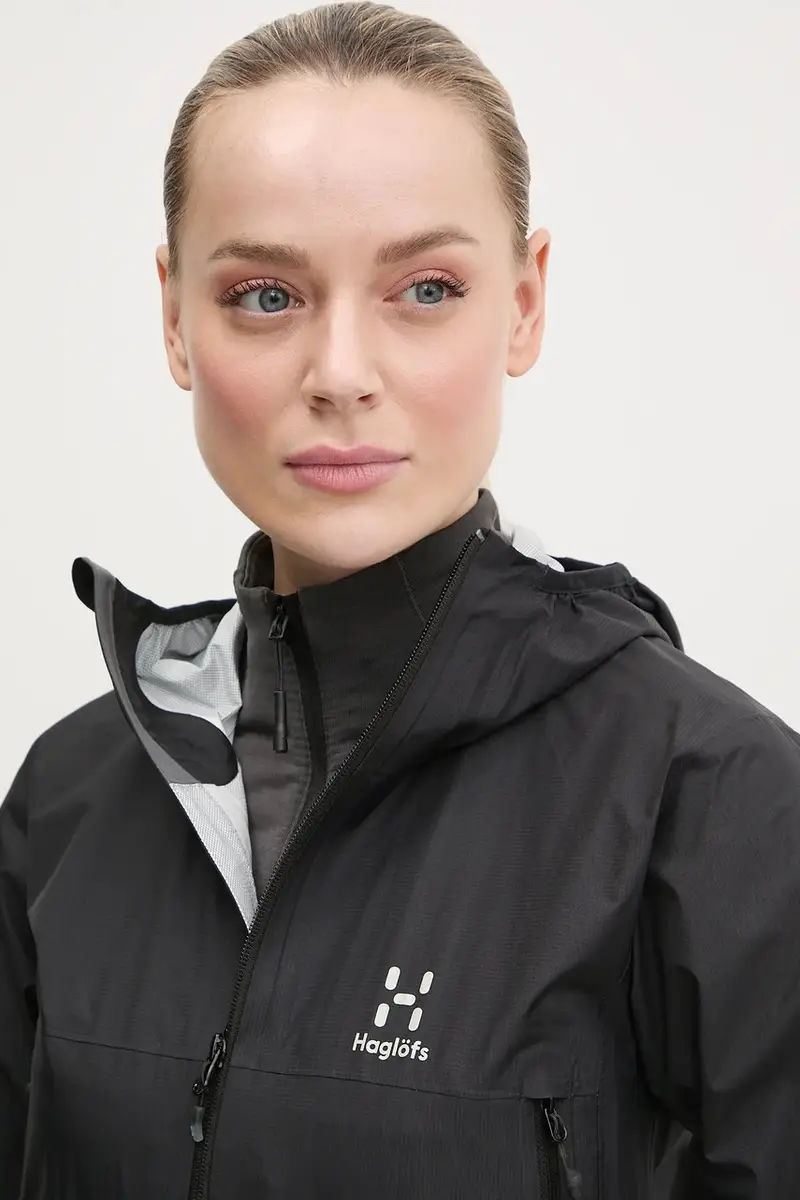 giacca da esterno L.I.M Proof colore rosa 605235 Nero miniatura 4