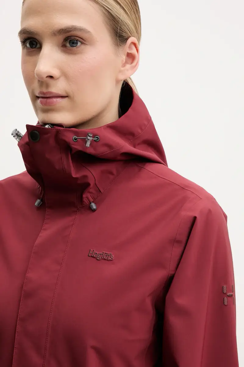 giacca impermeabile Breeze donna colore rosso 607681 miniatura 4