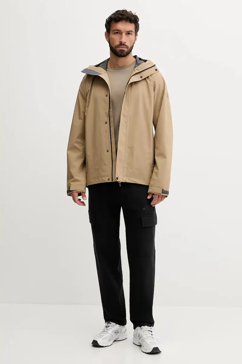 giacca impermeabile Breeze uomo colore giallo 607680 Beige miniatura 2