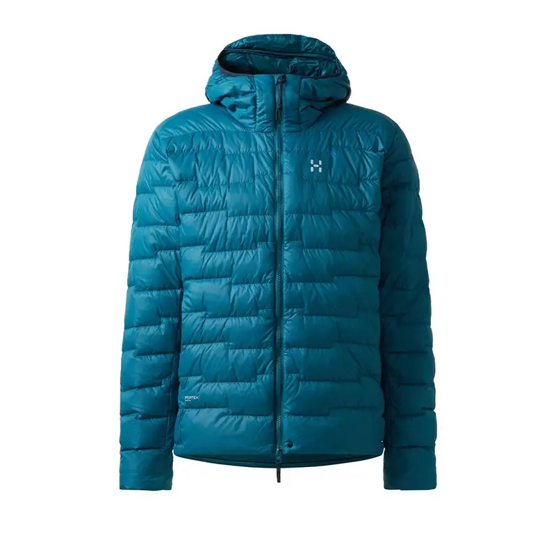 Giacca Piuma Roc Flash Down Hood Deep Teal Uomo M