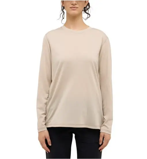 Kaise Wool LS W - maglia a maniche lunghe - donna Brown