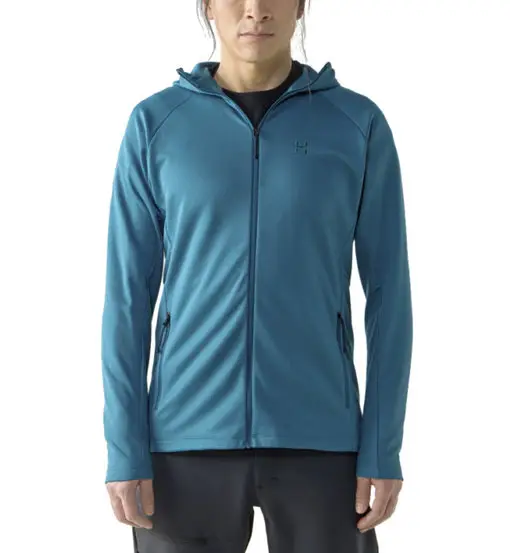 Korp Mid Hood M - felpa in pile - uomo Blue