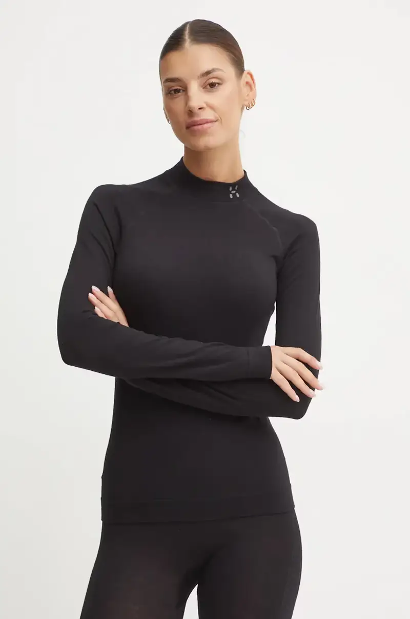 longsleeve funzionale Latnja Wool colore nero 607477