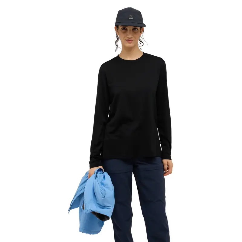 T-shirt a maniche lunghe in lana donna Haglöfs Kaise