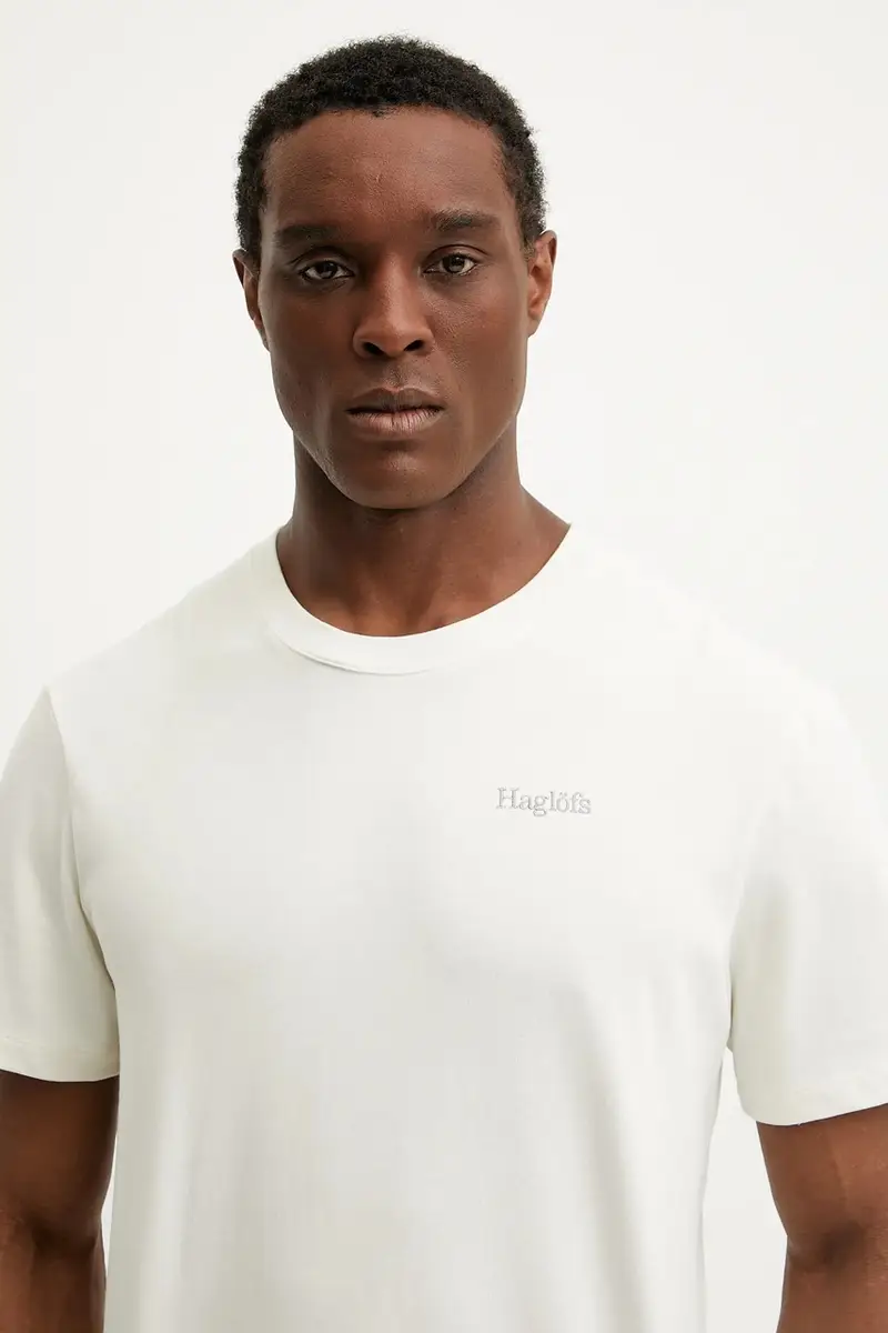 Haglöfs T-shirt Uomo Beige 3570009 miniatura 4
