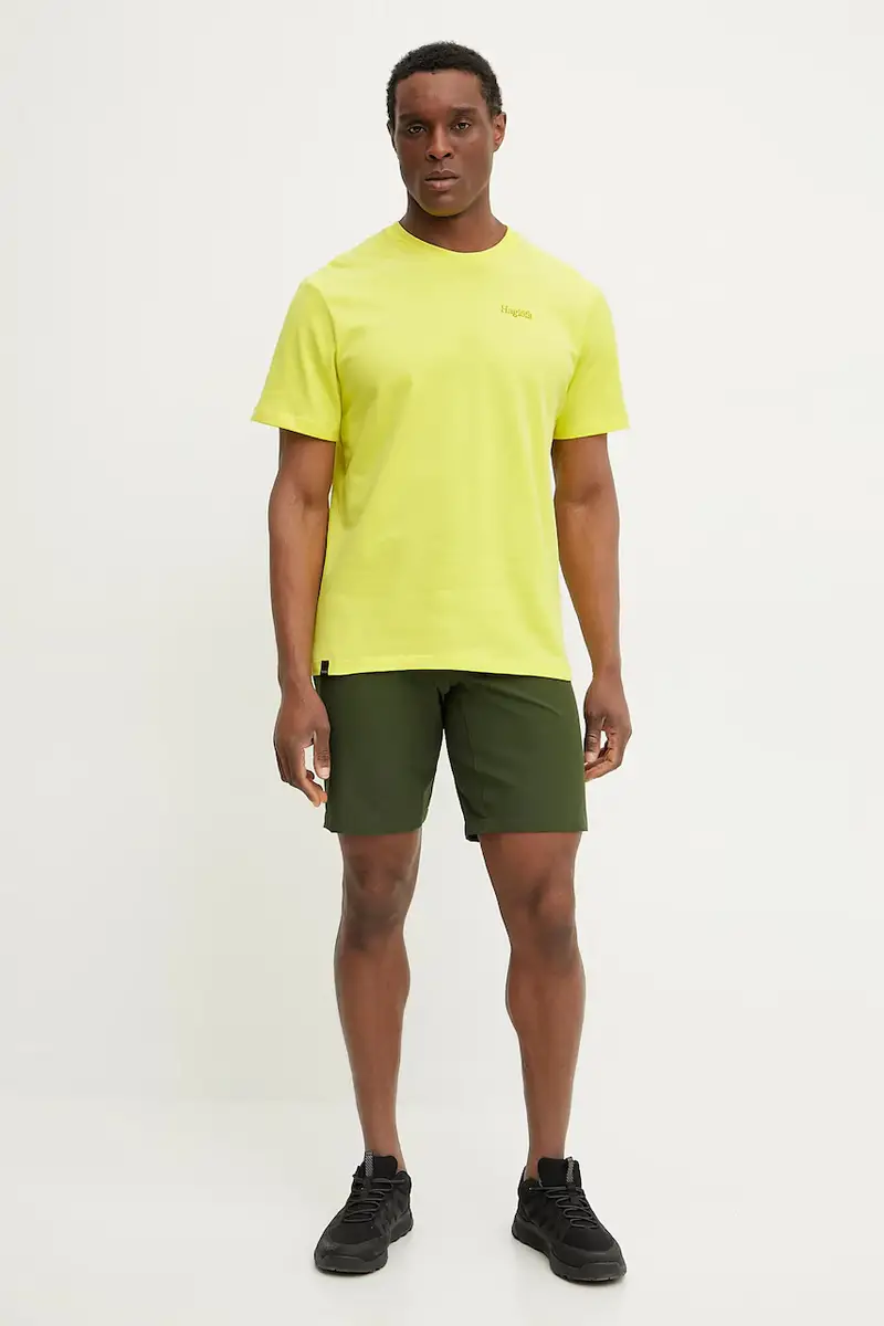 Haglöfs T-shirt Uomo Giallo 3324461 miniatura 2