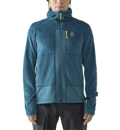 Vassi Mid Hood M - felpa in pile - uomo Blue