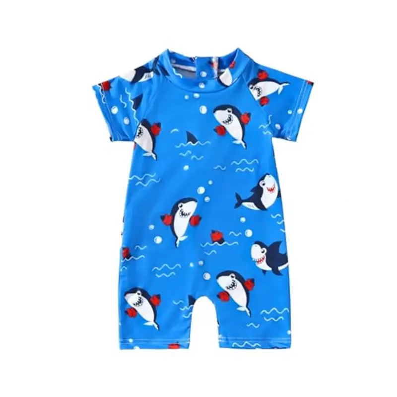 HAGOT Costume da Bagno per Neonato, Costume da Bagno per Neonato, Costume da Bagno Intero con Cerniera perBambini, Protezione Solare Costumi da Bagno da Spiaggia