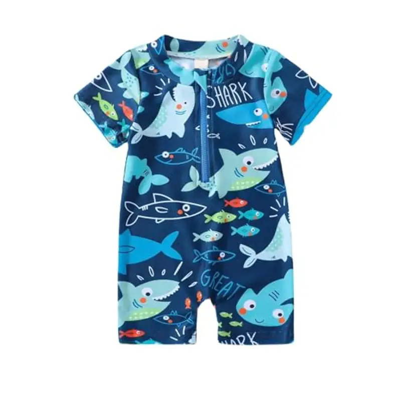 HAGOT Costume da Bagno per Neonato, Costume da Bagno per Neonato, Costume da Bagno Intero con Cerniera perBambini, Protezione Solare Costumi da Bagno da Spiaggia