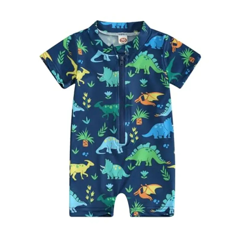 HAGOT Costume da Bagno per Neonato, Costume da Bagno per Neonato, Costume da Bagno Intero con Cerniera perBambini, Protezione Solare Costumi da Bagno da Spiaggia