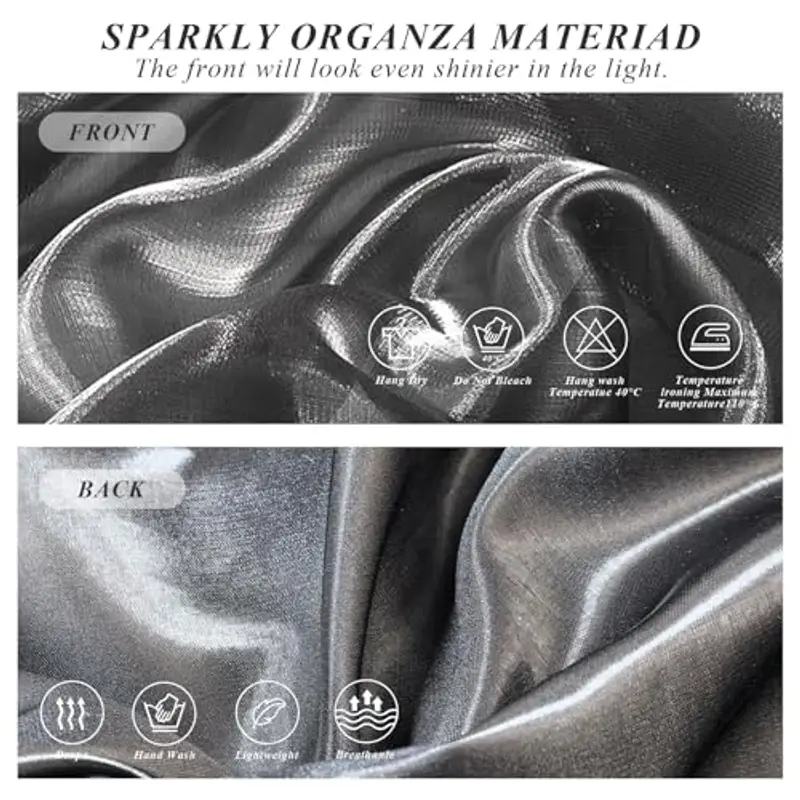 HAGOT Stola Elegante Donna Cerimonia, Per Sposa Damigella Cerimonia Matrimonio Serata, Grigio scuro miniatura 3