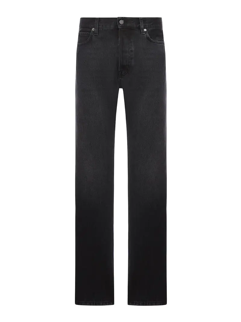 Jeans Blake Mid neri in denim di cotone Nero
