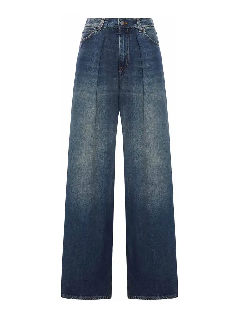 Jeans in denim caramellato Blu