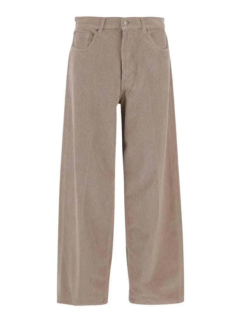 Pantaloni in velluto Bethany Grigio