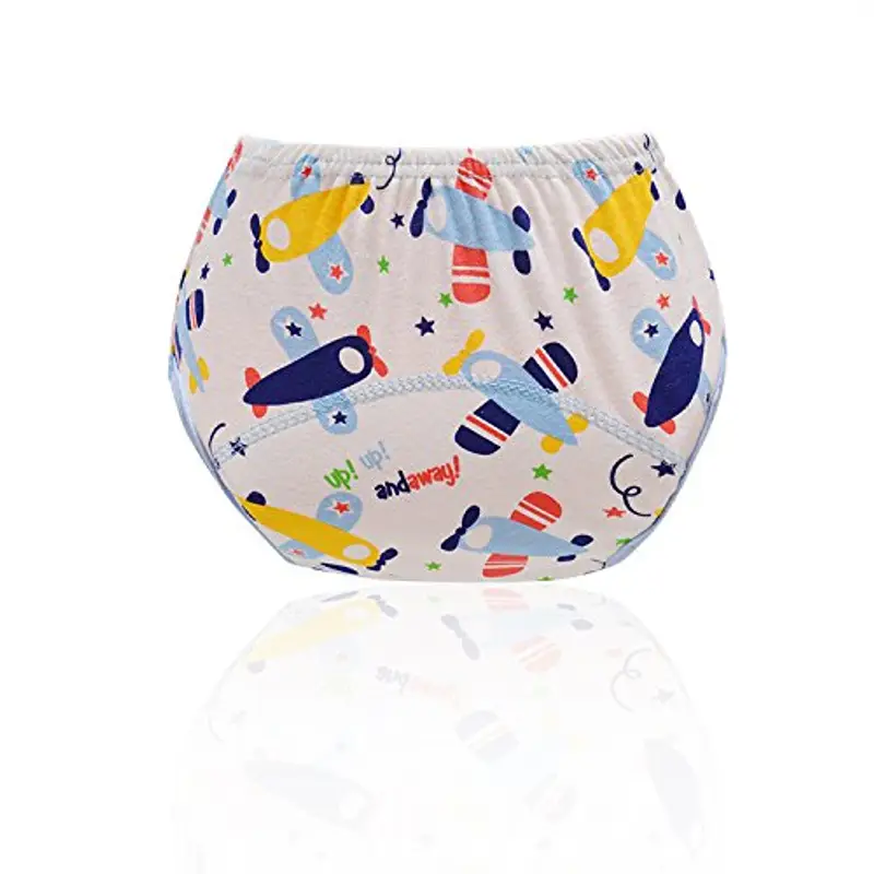 HaimoBurg Confezione da 6 Cotone Mutandine di Apprendimento per Bambino Cotone Assorbente Mutande Apprendimento 2 Anni miniatura 3