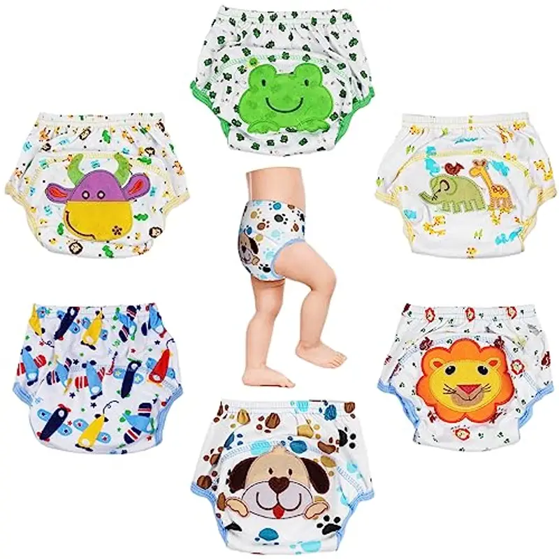 HAIMOBURG Confezione 6 Mutandine Apprendimento Bambino Cotone