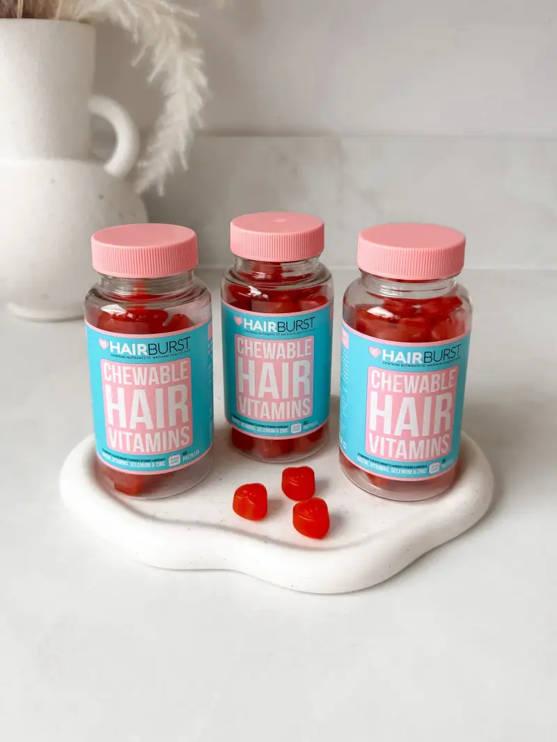 Hair Vitamins CHEWABLE HAIR VITAMINS - 30 Day Supply - Integratori capelli miniatura 3