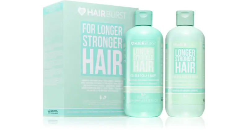 Longer Stronger Set confezione regalo per capelli grassi 2× 350 ml