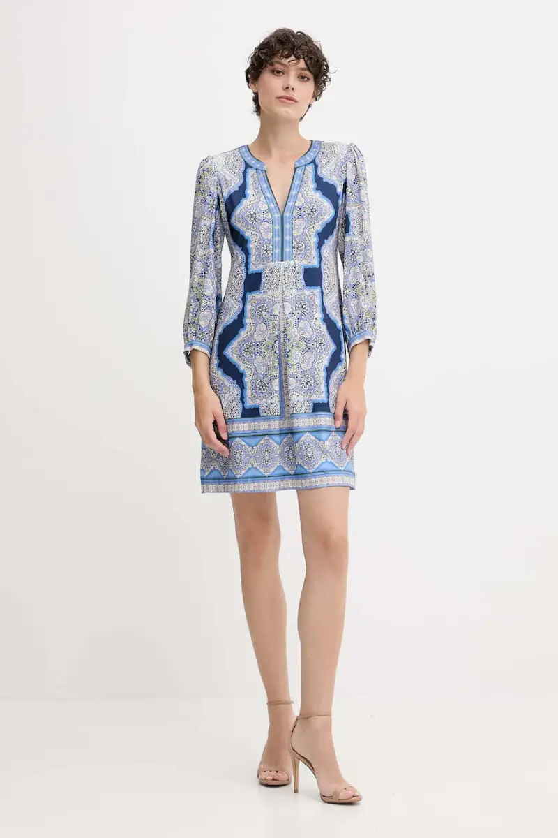 vestito colore blu navy 56TV652A miniatura 2