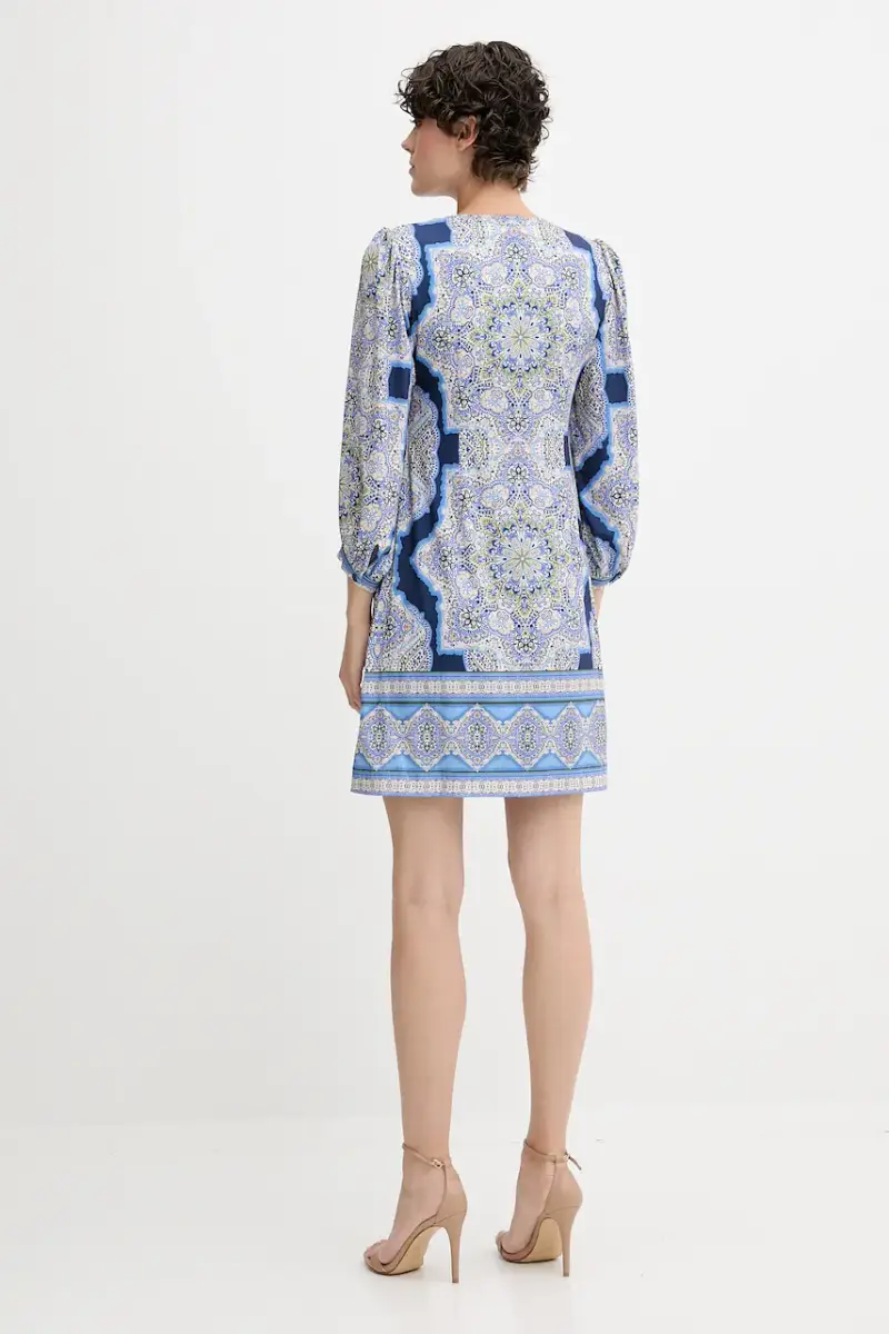 vestito colore blu navy 56TV652A miniatura 3