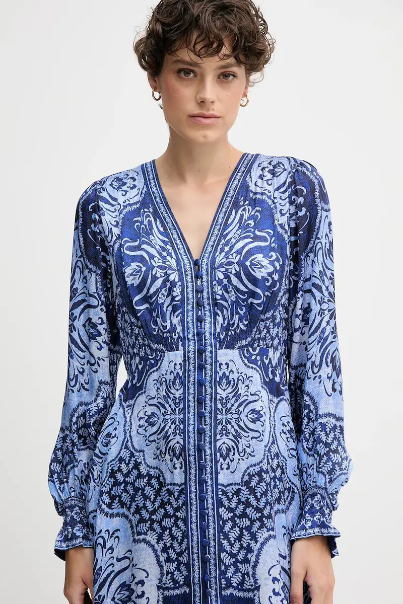 vestito colore blu navy 57TL662A miniatura 4