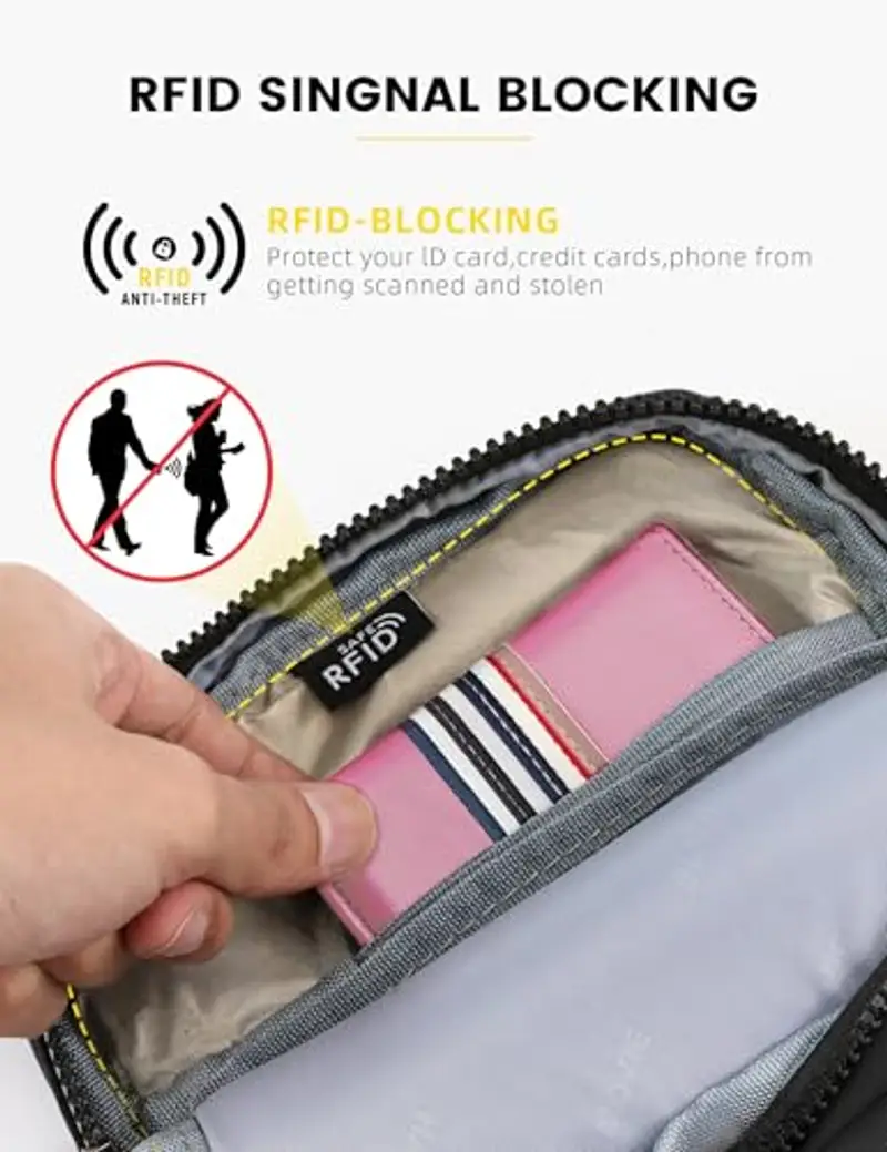 HALOVIE Borsello Nero 1351812 miniatura 3