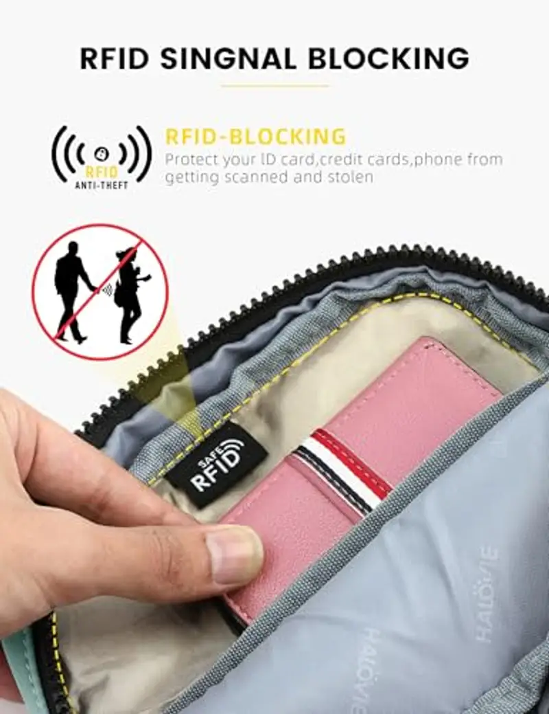 HALOVIE Borsa a tracolla Verde 2009018 miniatura 3