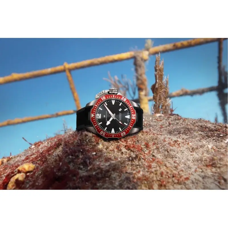 Orologio Khaki Navy Frogman Titanium Auto - Hamilton miniatura 2