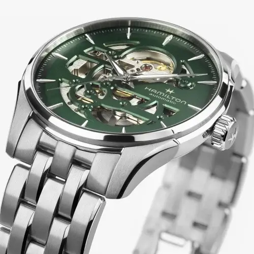 Orologio Uomo Hamilton Jazzmaster Skeleton Auto H42535160 miniatura 2
