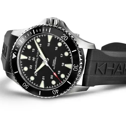 Orologio Uomo Hamilton Khaki Navy Scuba Auto H82515330 miniatura 2