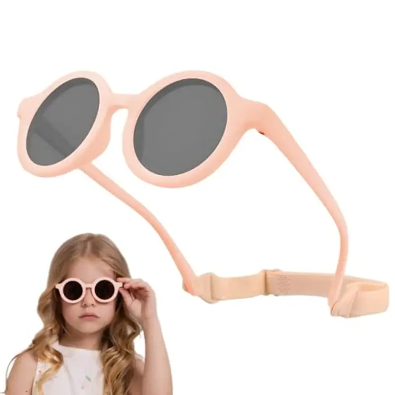 HAMKU Occhiali da Sole Neonato Protezione UV Rosa